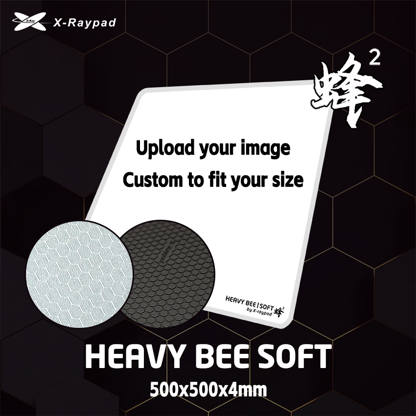 Custom Heavy Bee gaming mousepad by X-Raypad