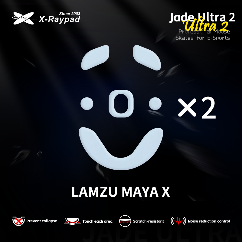 X-Raypad Jade Ultra2 Masterful Mouse Skates for LAMZU MAYA X