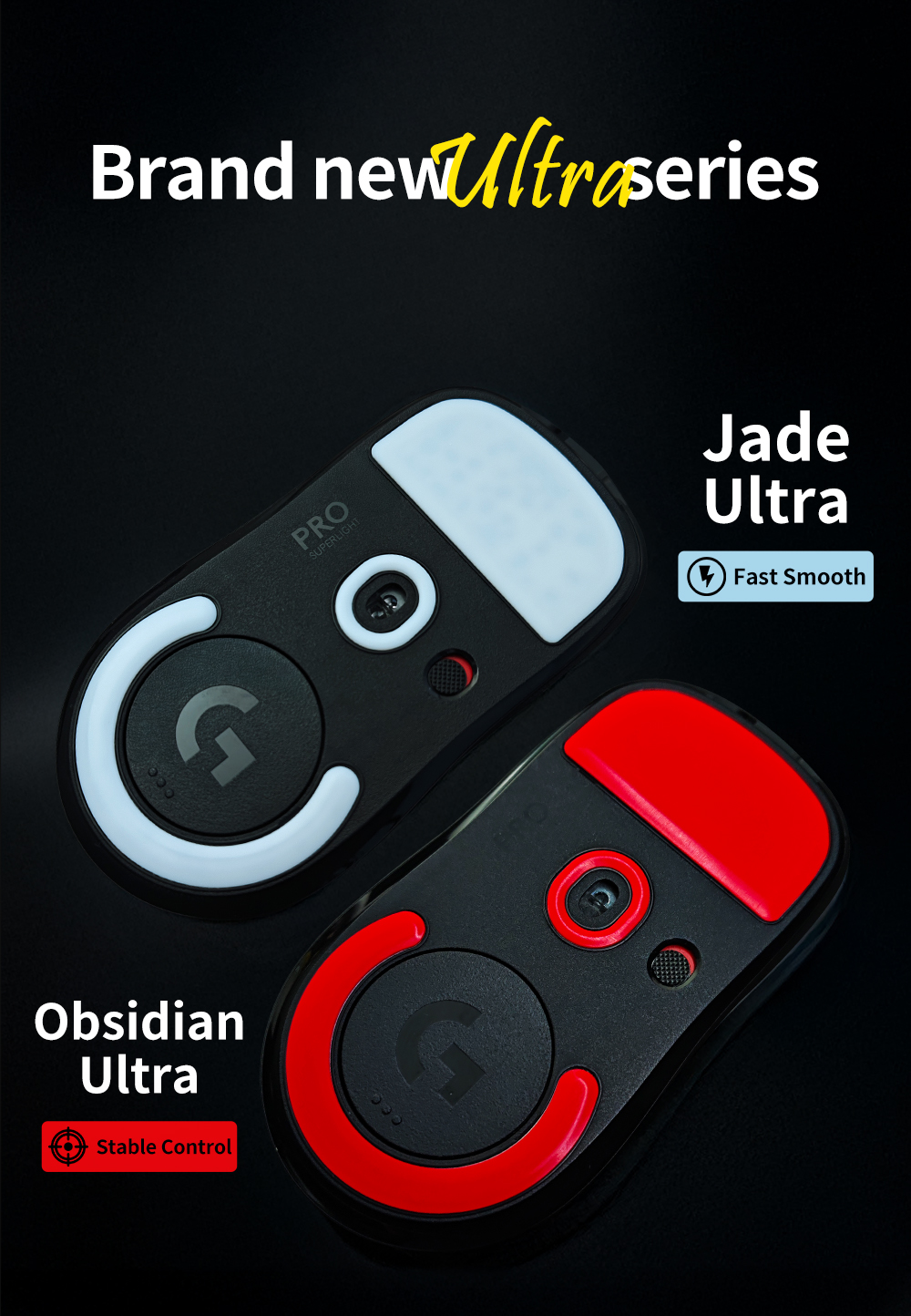 X-Raypad Obsidian Ultra Series Mouse Skates for LAMZU MAYA X