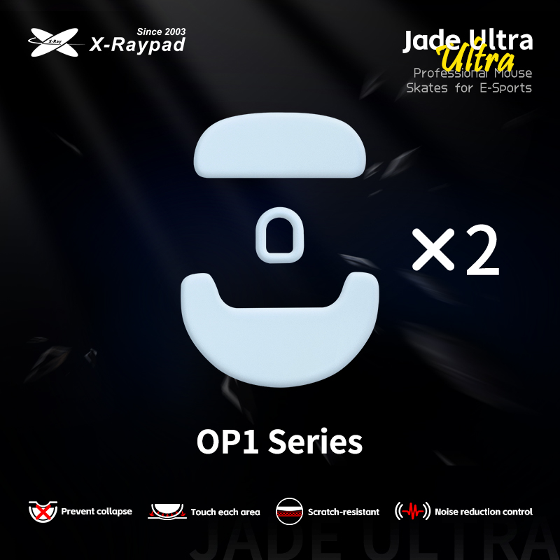 X-Raypad Jade Ultra Masterful Mouse Skates for Endgame Gear OP1 series