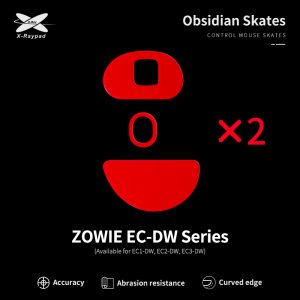 X-Raypad Obsidian Control Skates For ZOWIE EC-DW Gaming Mouse