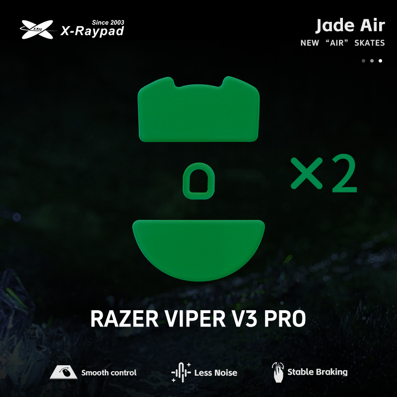 Jade Air Mouse Skates for Razer Viper V3 Pro