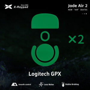 X-Raypad Jade Air 2 Mouse Skates for Logitech PRO X SUPERLIGHT - Quiet & Speed