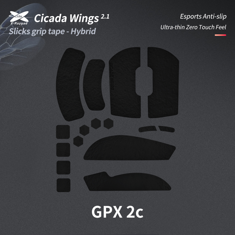 X-Raypad Cicada Wings V2 Slicks Grip Tape For Logitech G PRO X