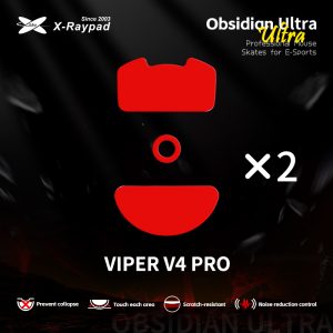 X-Raypad Obsidian Ultra Masterful Mouse Skates for LAMZU MAYA X