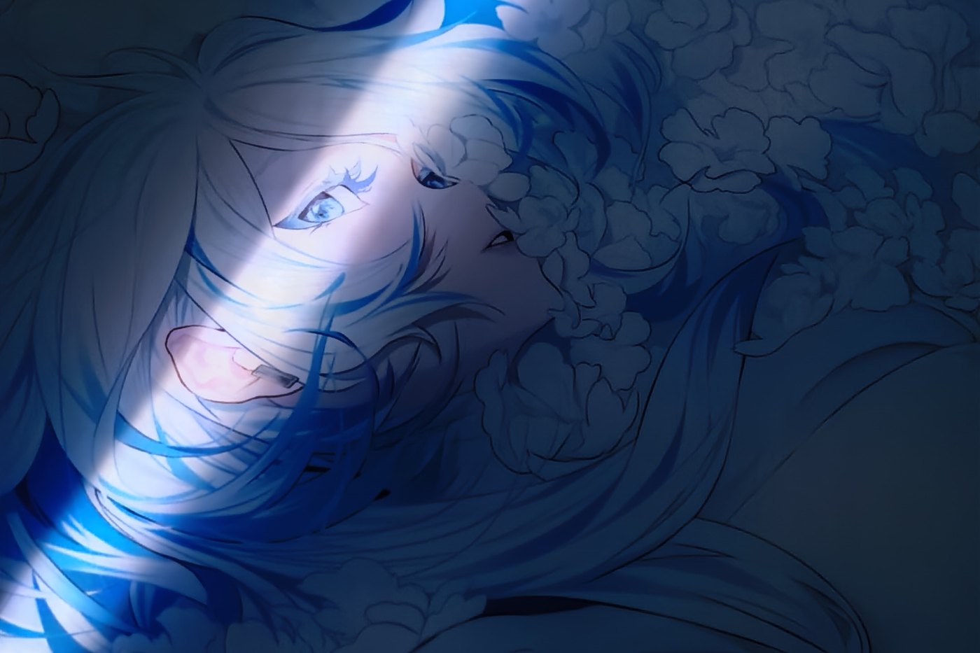 NOD Mian glass mousepad artwork detail with dramatic lighting